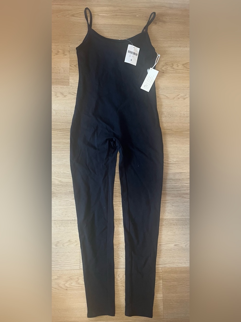 Forever 21 Black Organic Cotton Jumpsuit